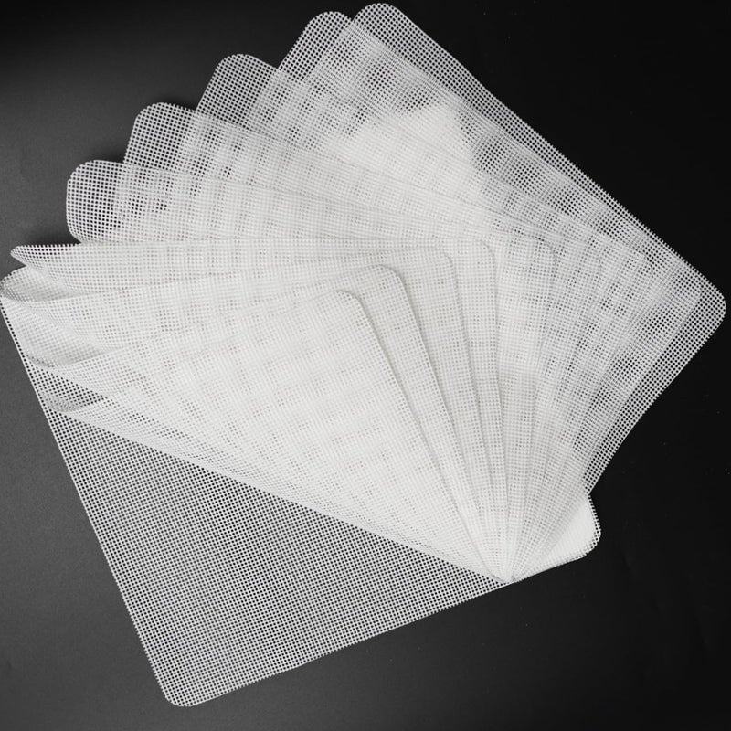 Kispog Mesh Silicone Dehydrator Sheets, 15.5x15.5 in 10 Pcs/Sets for Food Dehydrator & Freeze Dryer (15.5x15.5 INCH Mesh Silicone Dehtdrator Sheet) - Image 1